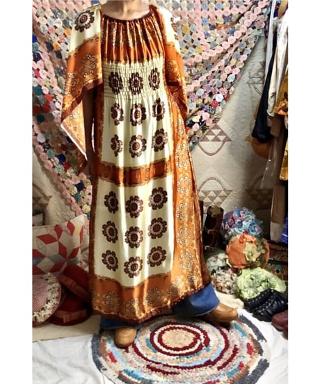 60-70's scarf dress