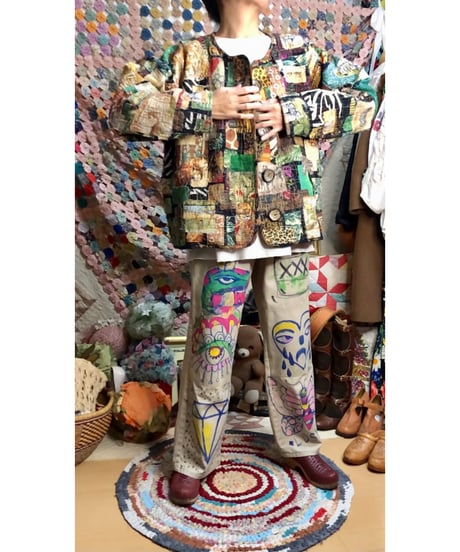 animal patch jacket