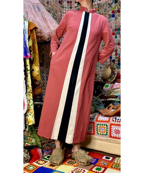 70s fleece dress