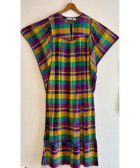 plaid easy dress