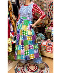 plaid apron dress