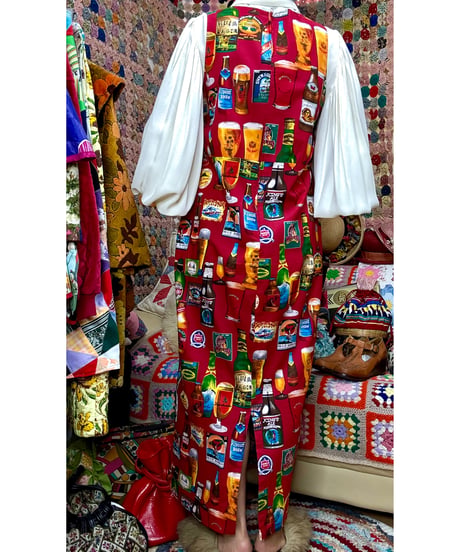 beer print dress