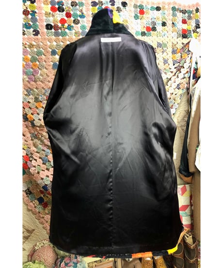 donnybrook faux fur heart motif coat
