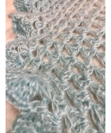 hand knit shawl