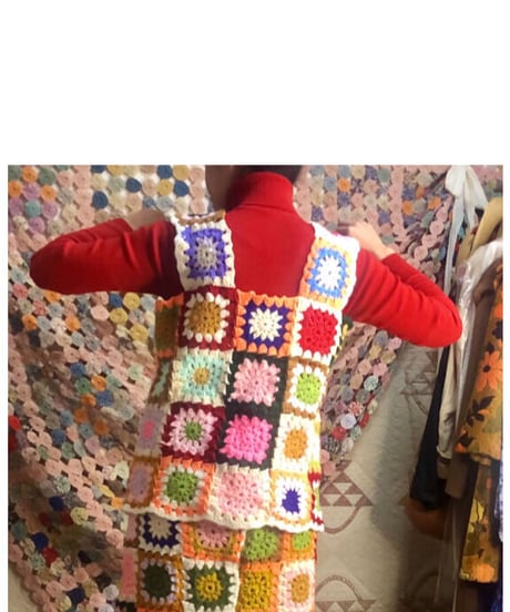 granny square vest