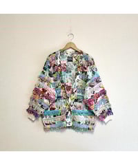 paula sweet fringe jacket（flower）