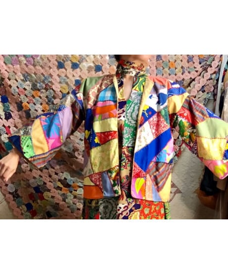 crazy quilt jacket