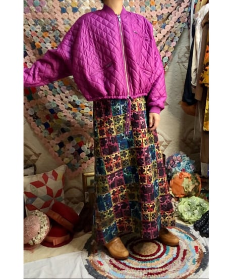 free people quilting design blouson