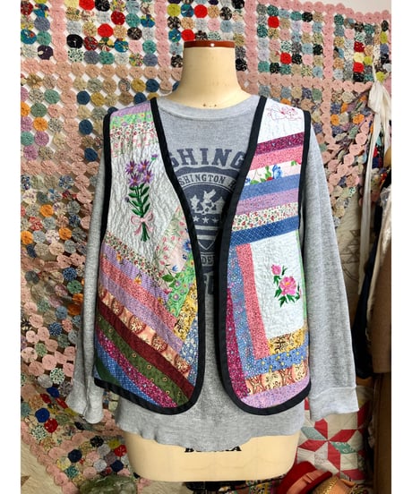 patchwork vest