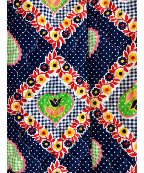 70s heart motif quietd skirt
