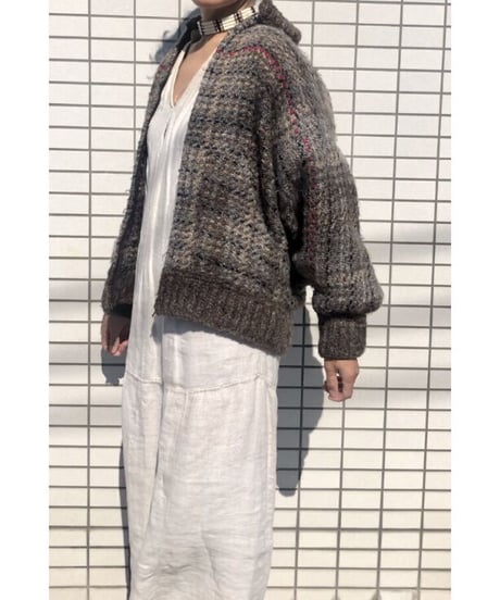 dolman sleeve knit blouson