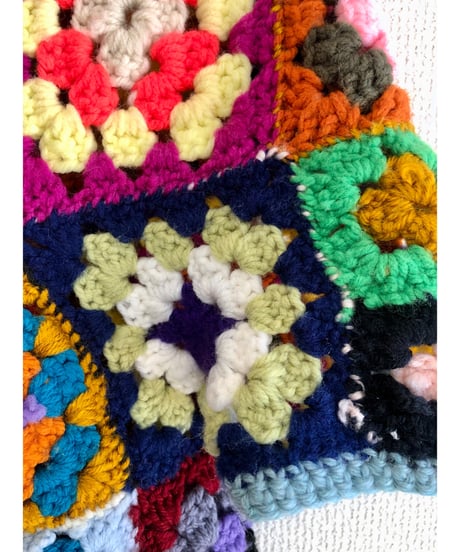 granny square pullover tops