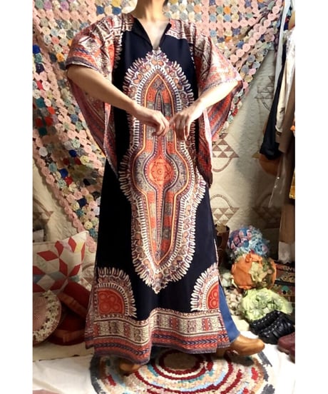 70's dashiki dress
