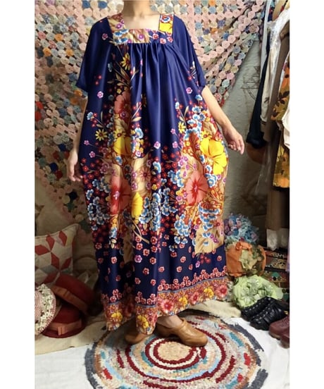 flower kaftan dress