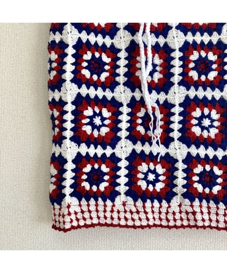 granny square skirt  tricolor