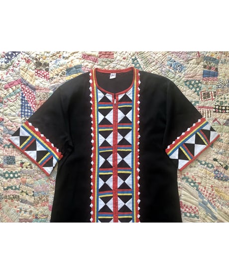 patchwork one-piece