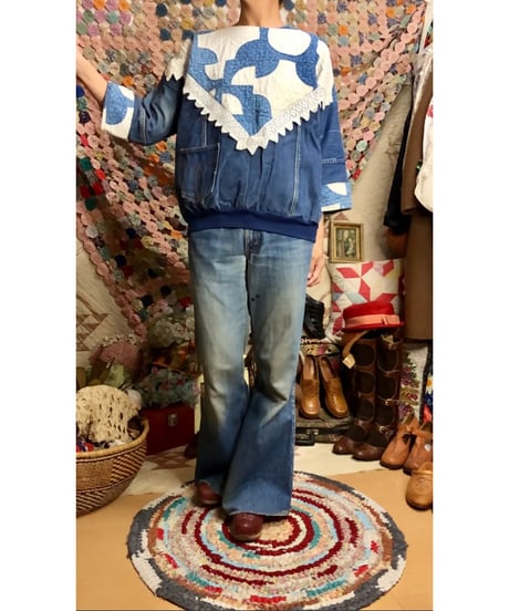 denim and quilt tops