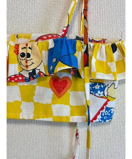 Raggedy Ann & Andy frill tops（70s fabric）