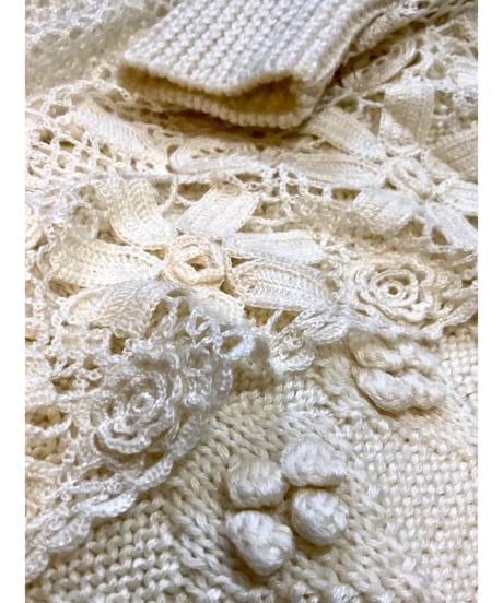 90s hand knit design sweater