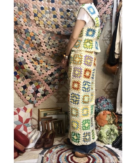 granny square vest
