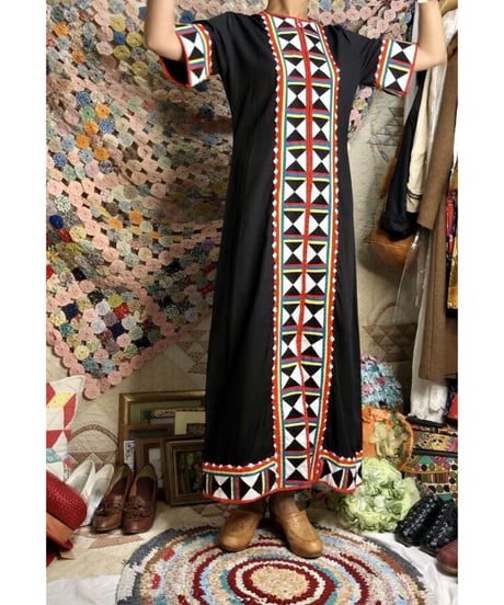 patchwork one-piece
