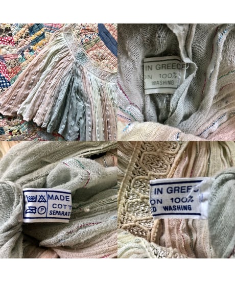 vintage greece gauze one-piece