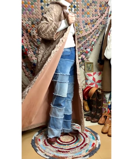60s quilting robe