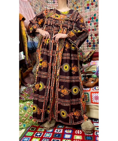 african wax print dress