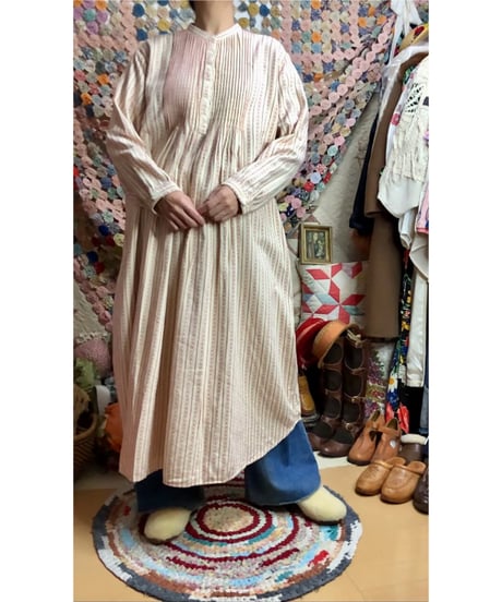 l.l.bean flannel dress（red）
