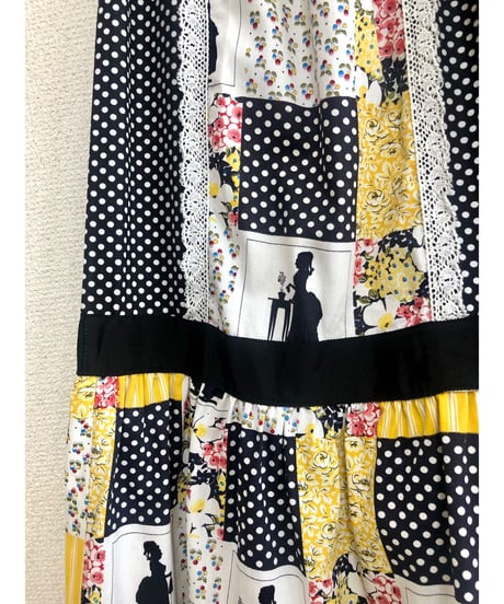 70's patchwork print setup