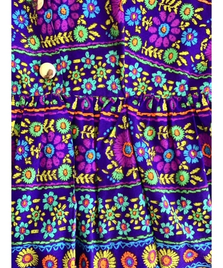 60's flower dress