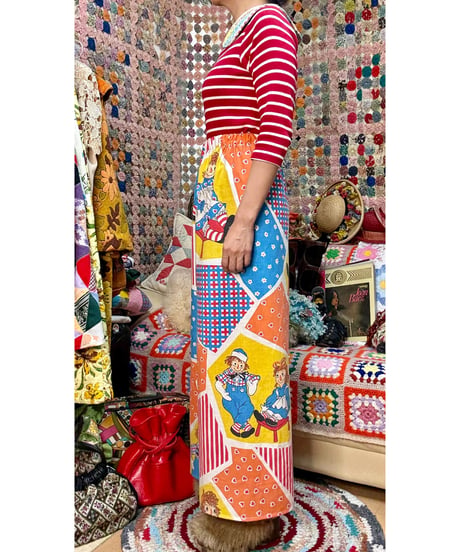 Raggedy Ann & Andy wide leg pants（A）