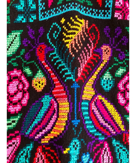 mexican peacock poncho