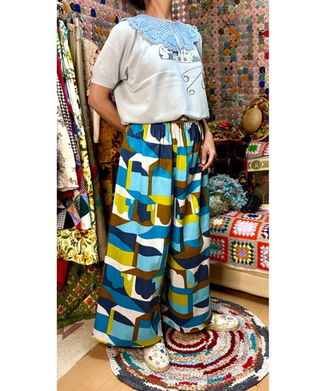 super wide leg pants（60s fabric）