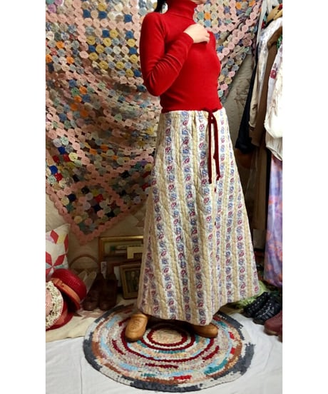 quilting flower skirt