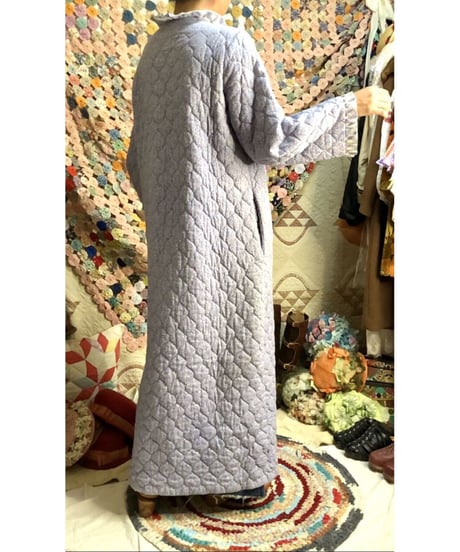 70's quilting flower dress