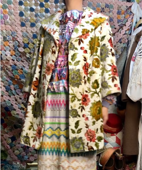 60s tapestry coat