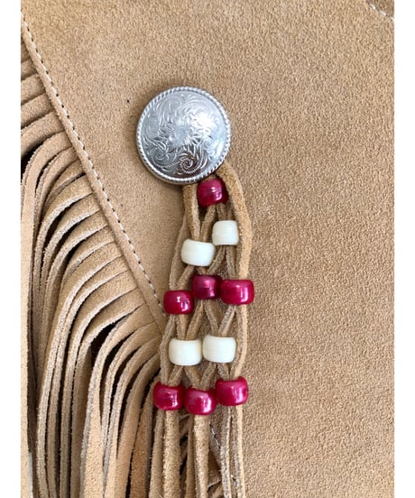 leather fringe collar