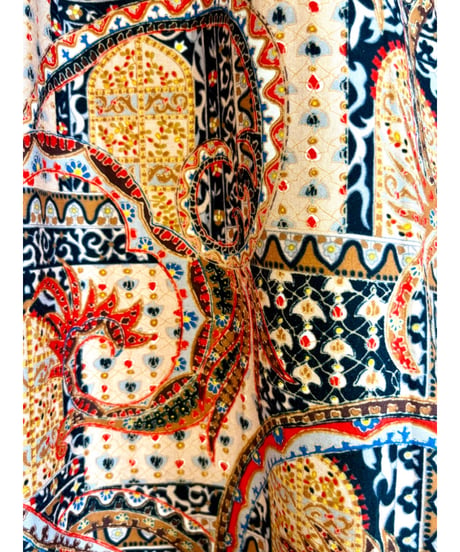 paisley maxi dress