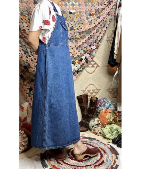 denim salopette