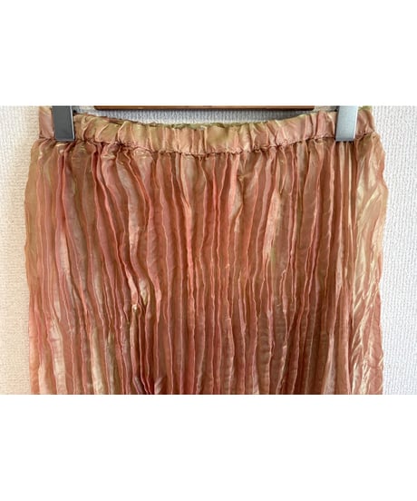wrinkle maxi skirt