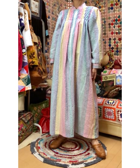 pinstripe easy dress