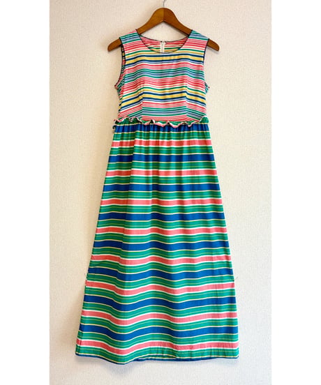 70s stripe dress