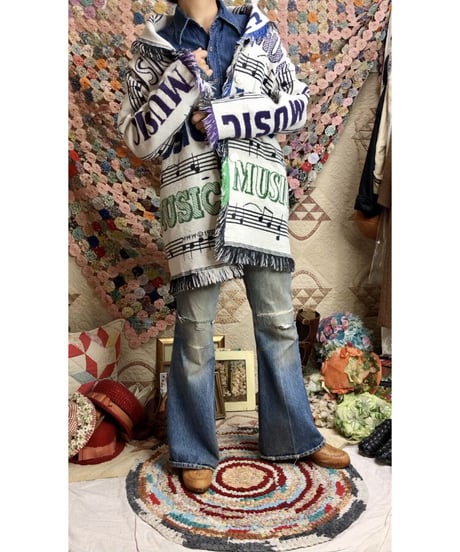 music tapestry fringe jacket