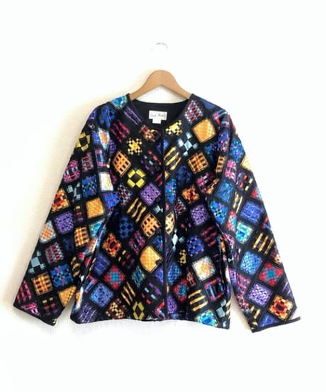 ribbon woven jacket