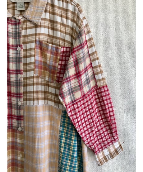 plaid flannel shirt dress