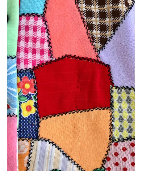 60-70s crazy quilt jacket