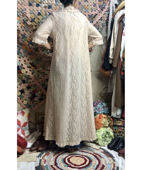 1960's lace robe
