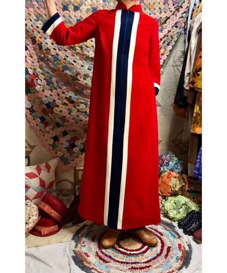 70's fleece dress