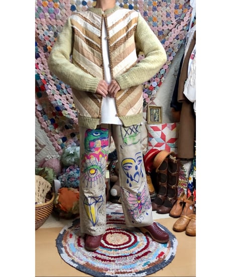 patchwork cardigan